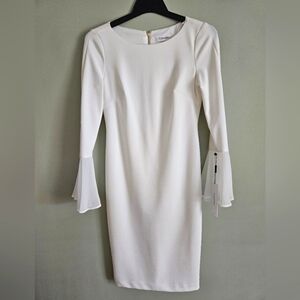 White Calvin Kleim dress new with tags